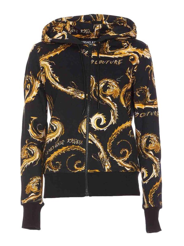 Versace Jeans Couture: スウェット＆セーター - スウェットシャツ/セーター - 黒