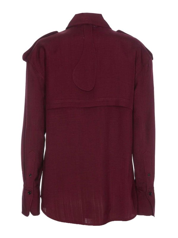 VICTORIA BECKHAM: シャツ online - シャツ - 赤
