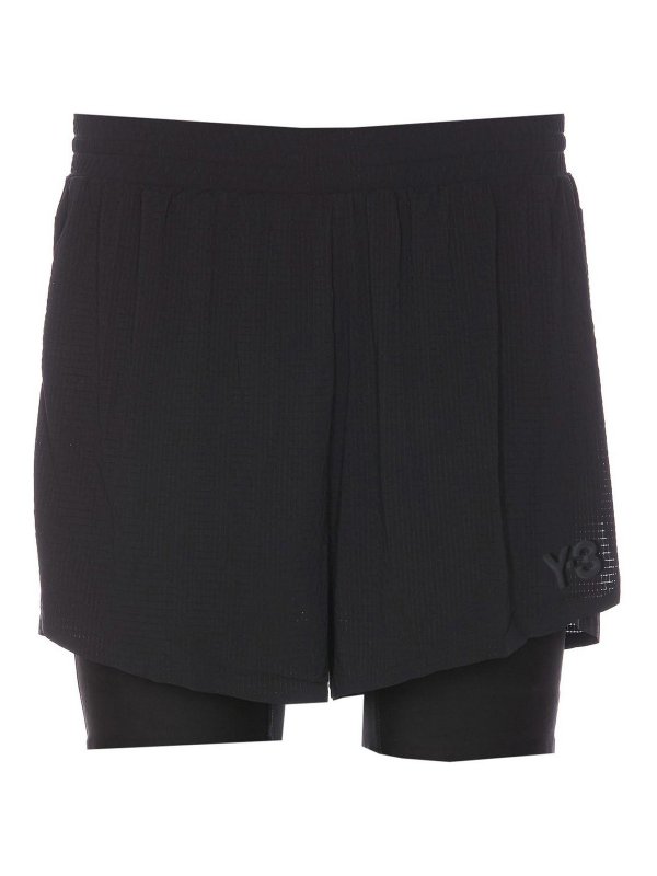 Y-3: Trousers Shorts - M Run Shorts