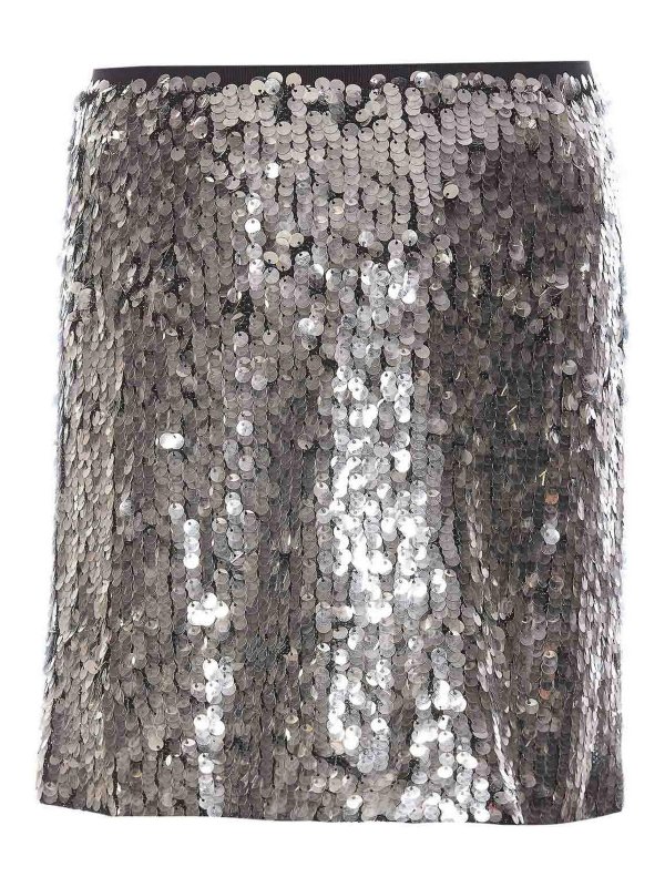 Pinko: ニーレングススカート＆ミディ丈 online - 膝丈/ミディスカート - 銀