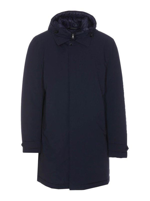 WOOLRICH: short coats - Stretch Coat