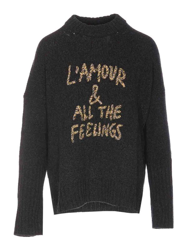 ZADIG&VOLTAIRE: クルーネック - クルーネック - グレー