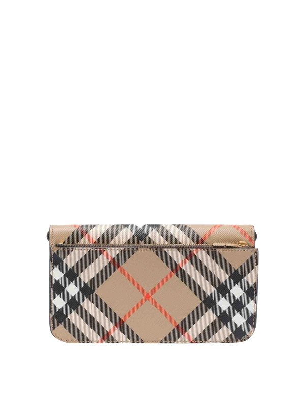 The Best Shops BURBERRY: wallets & purses - Check Chain Wallet