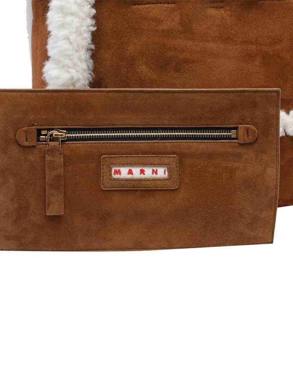 Borsa tote est/ovest shop online: Marni