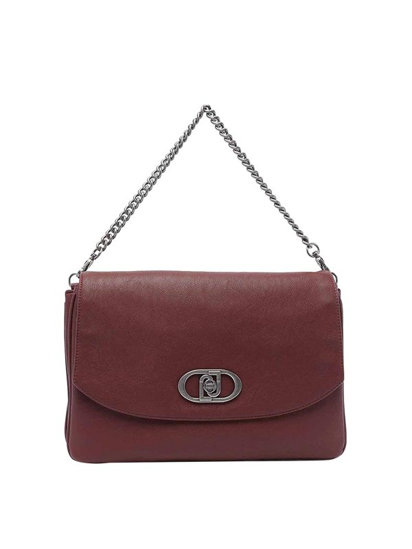 Liu Jo: borse a tracolla - Borsa a tracolla grande con logo