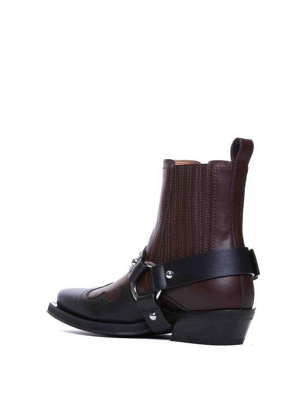 The Best Shops GANNI: ブーティー - アンクルブーツ - ブラウン