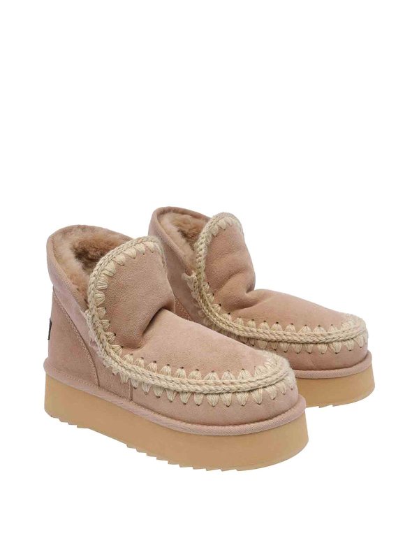 MOU: ankle boots online - Mini Eskimo Platform Booties