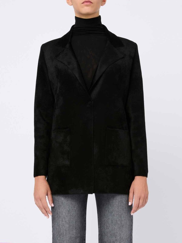 The Best Shops D.EXTERIOR: giacche blazer - Blazer monopetto in velluto