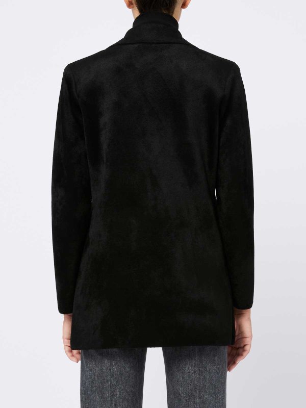 Blazer monopetto in velluto shop online: D.EXTERIOR