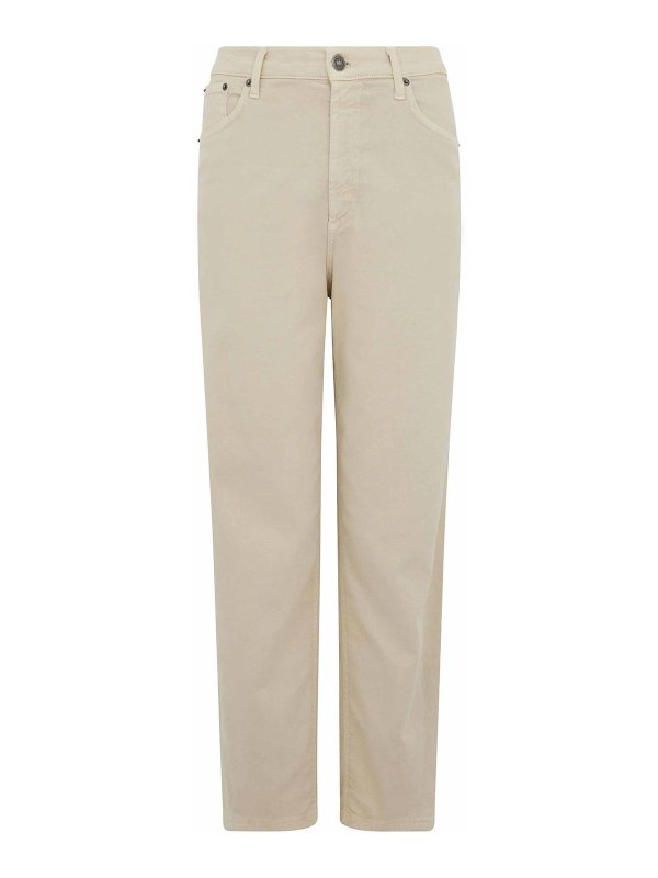 DONDUP: bootcut jeans - Bessie Low-Rise Cotton Jeans
