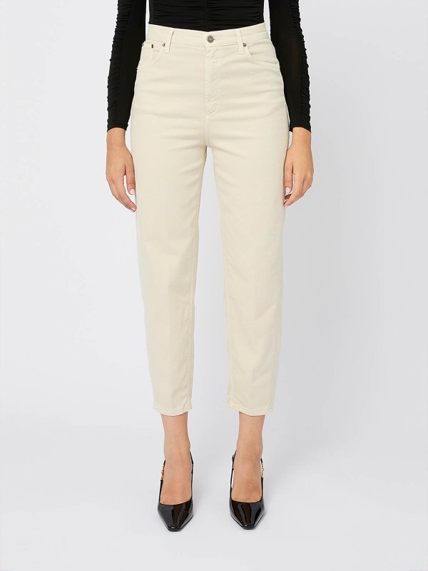 DONDUP: bootcut jeans online - Bessie Low-Rise Cotton Jeans