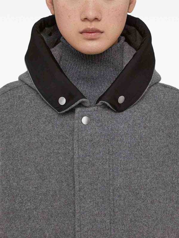The Best Shops JIL SANDER: Parka - Grau