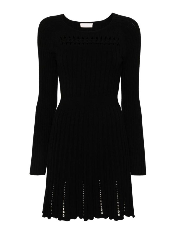 スカート LIU JO Woman Skirt Black CA5095T2200 22222 Embroidered cotton skirt colour black | Liu Jo
