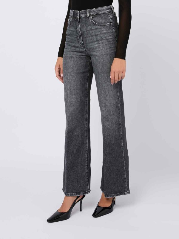 SEVENTY: Jeans évasés online - Jean Bootcut - Noir