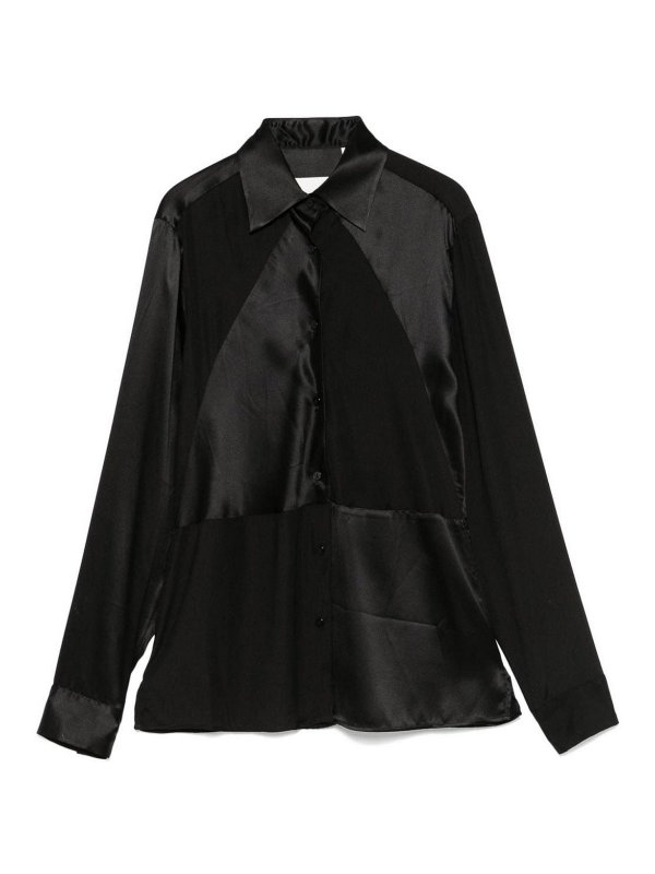 XACUS: camicie - Camicia in seta con strass