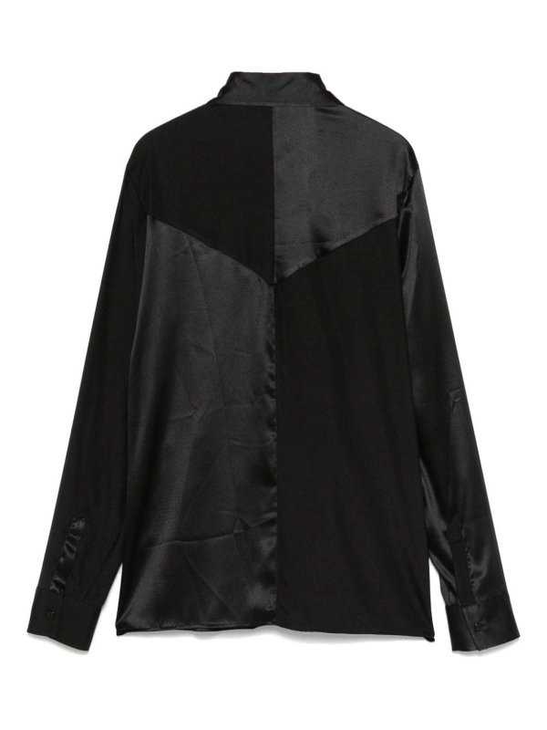 XACUS: camicie online - Camicia in seta con strass