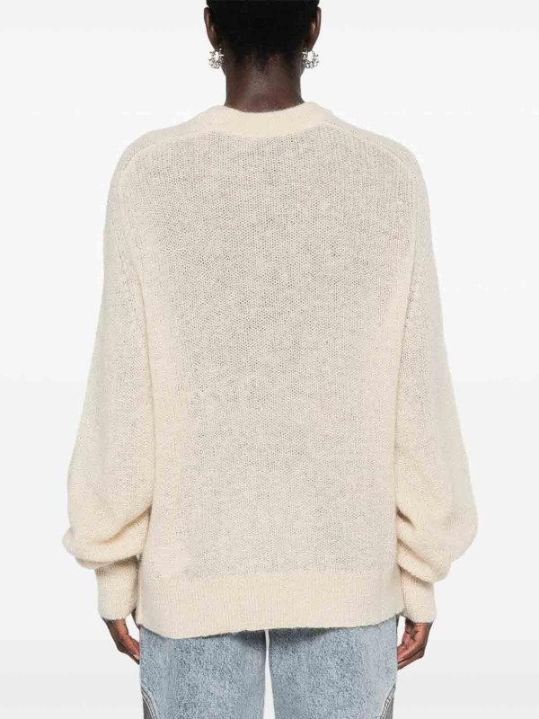Light Beige Wide Raglan Sleeve Sweater shop online: ROTATE Birger Christensen
