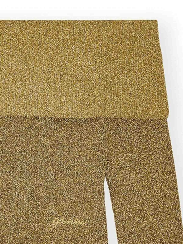 GANNI: Pull col rond online - Pull Col Rond - Or