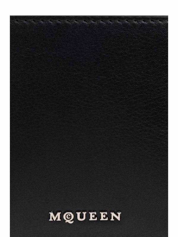 ALEXANDER MCQUEEN: wallets & purses online - Calf Leather Wallet With Logo