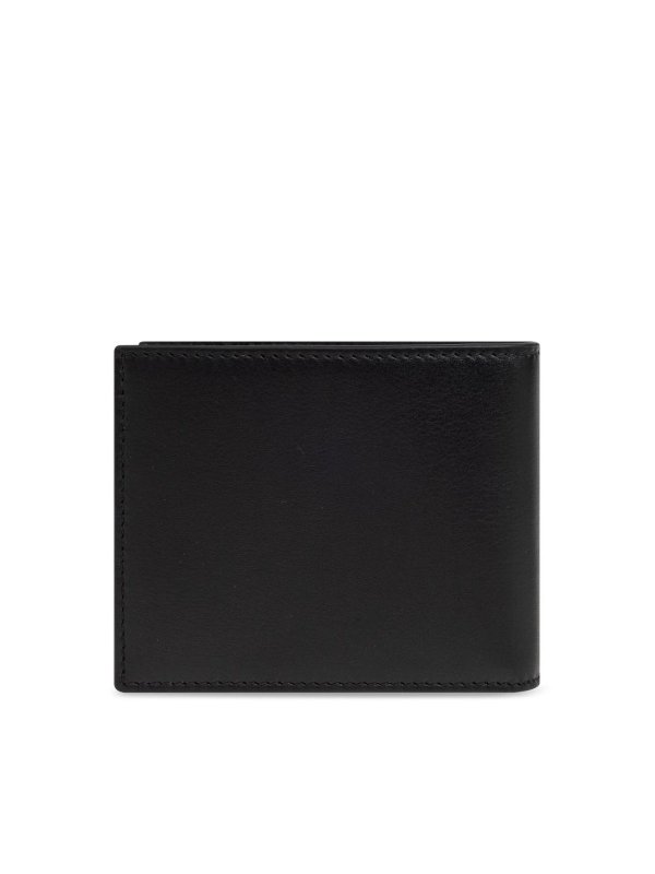The Best Shops ALEXANDER MCQUEEN: wallets & purses - Calf Leather Wallet With Logo