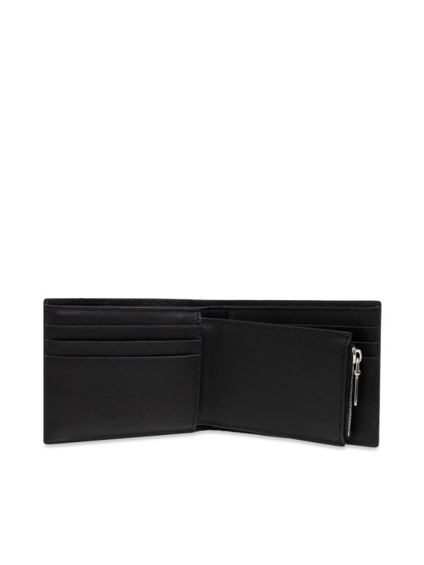 ALEXANDER MCQUEEN buy online Calf Leather Wallet With Logo
