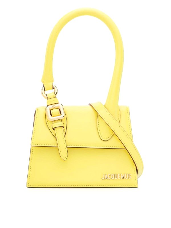 JACQUEMUS: クロスボディバッグ - クロスボディバッグ - イエロー