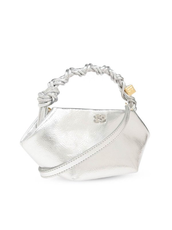 GANNI buy online トートバッグ - 銀