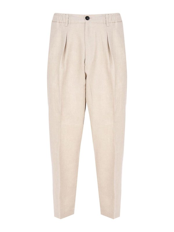 BEABLE: Trousers Shorts - Tailored Linen Trousers