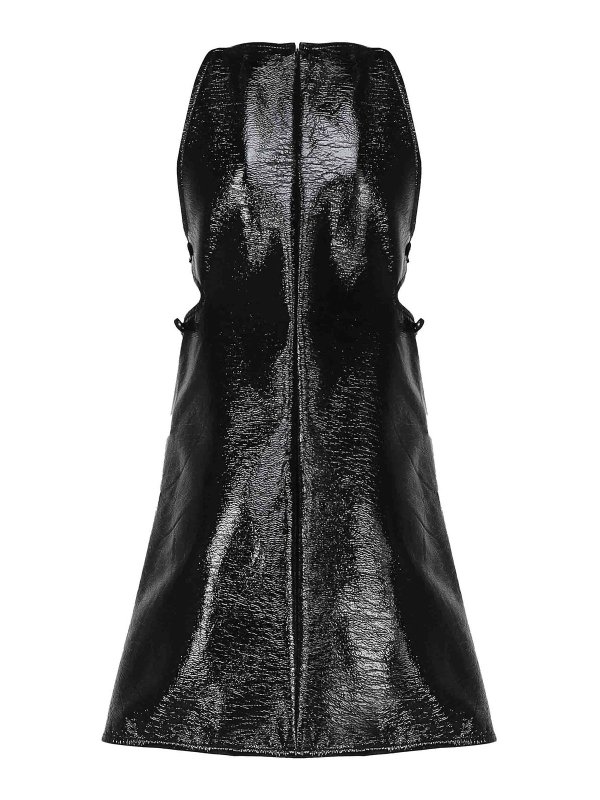 Courreges: cocktail dresses online - Vinyl Mini Dress