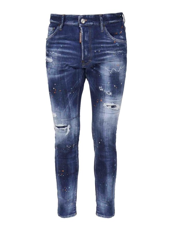 DSQUARED2: Bootcut - Bootcut Jeans - Blau