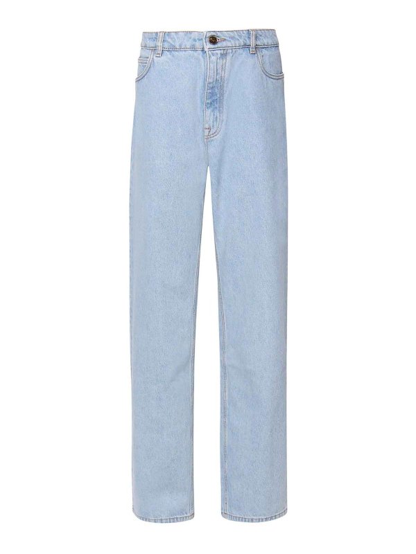 ETRO: Jeans évasés - Jean Bootcut - Clair Délavé