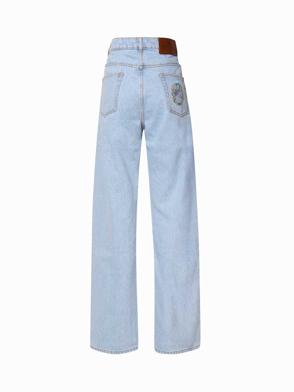 The Best Shops ETRO: Jeans évasés - Jean Bootcut - Clair Délavé