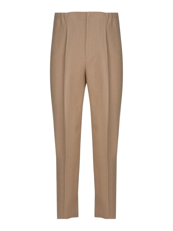 FENDI: Trousers Shorts - Elegant Trousers With Front Pleats