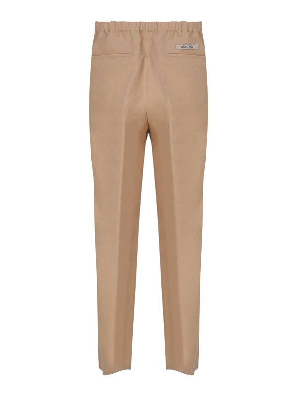FENDI: Trousers Shorts online - Elegant Trousers With Front Pleats