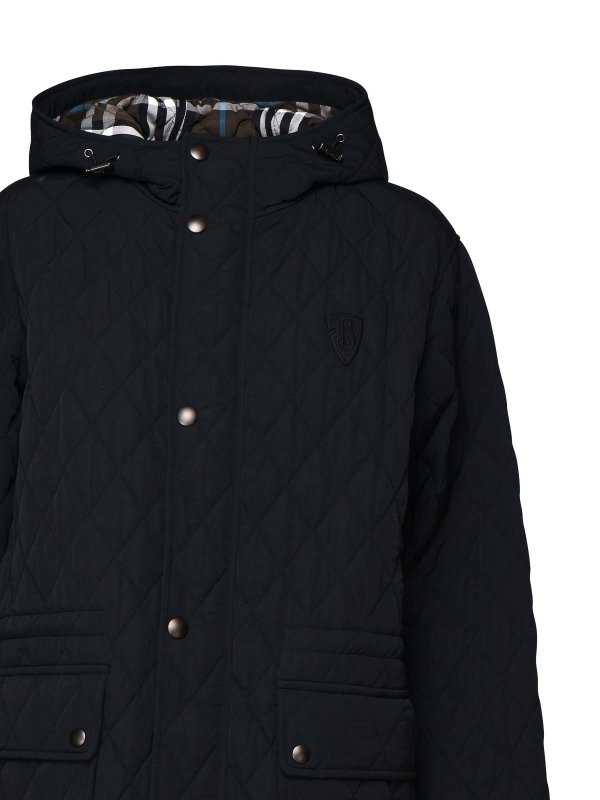 The Best Shops BURBERRY: casual jackets - Nylon Long Jacket