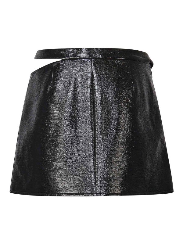 Courreges: ミニスカート online - ミニスカート - 黒