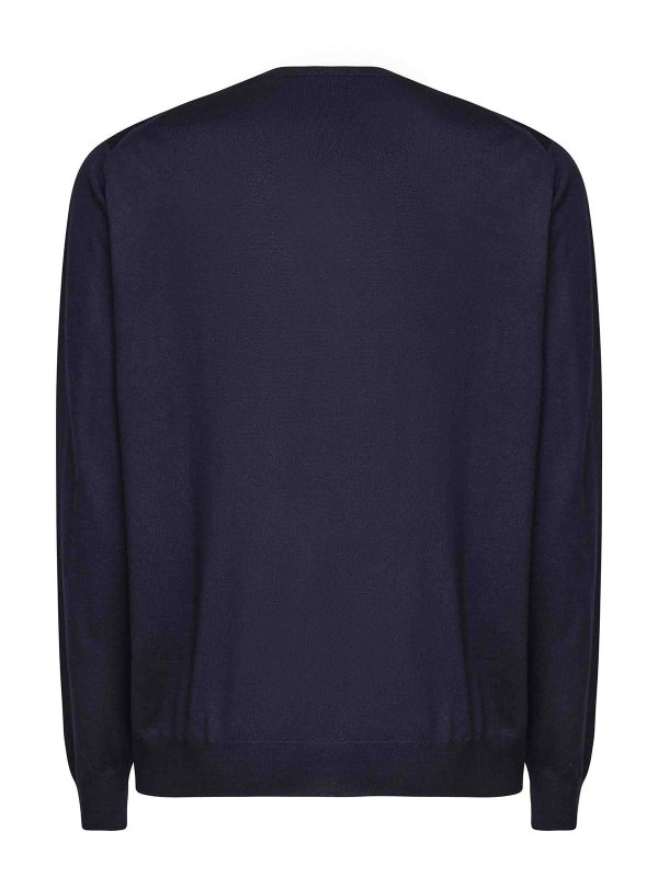 FEDELI: クルーネック online - クルーネック - ブルー