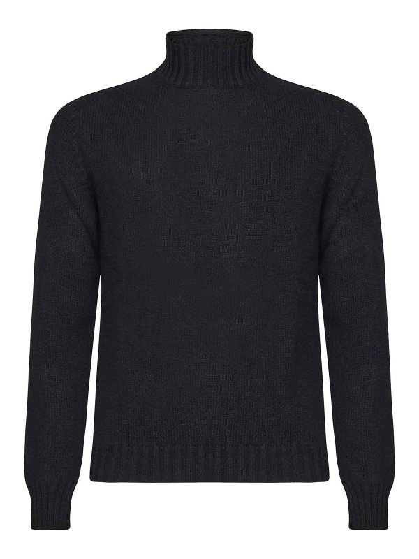 FEDELI: maglia collo rotondo - Dolcevita In Misto Lana Vergine E Cashmere