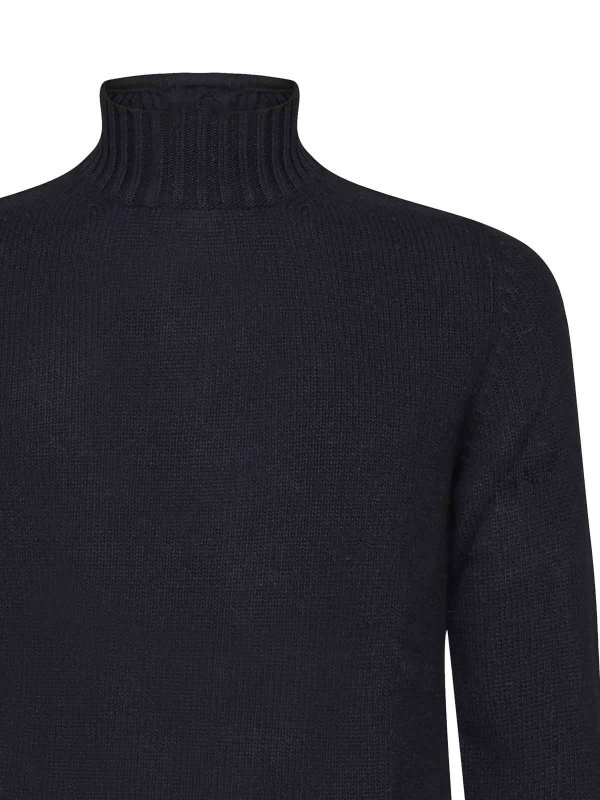 The Best Shops FEDELI: maglia collo rotondo - Dolcevita In Misto Lana Vergine E Cashmere