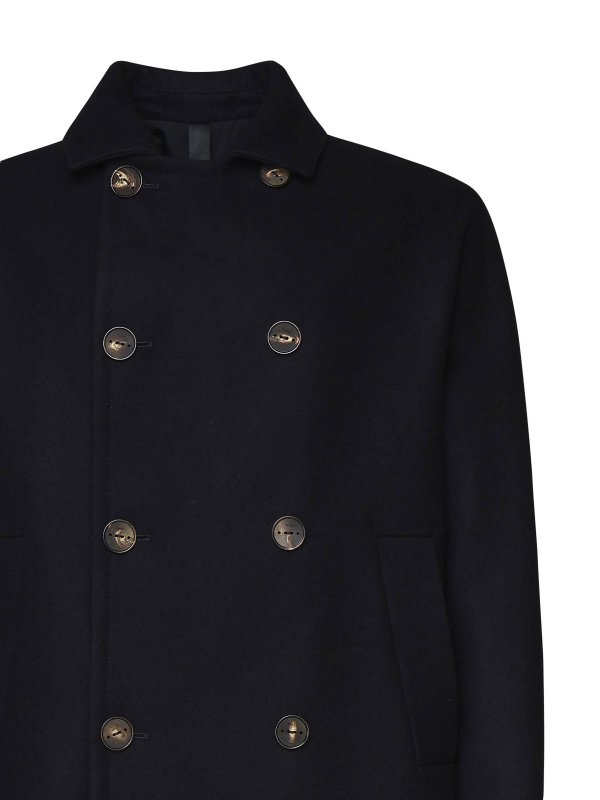 The Best Shops HEVO: casual jackets - Ortolini Virgin Wool And Cotton Blend Jacket