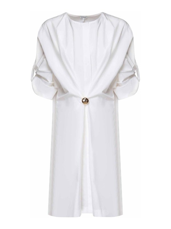 LOEWE: ショートドレス - ショートドレス - ベージュ