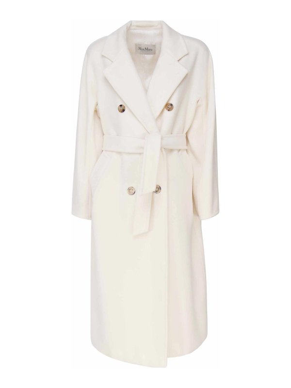 Max Mara: Abrigos cortos - Abrigo Corto - Blanco