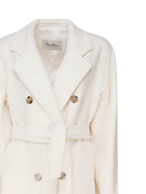 The Best Shops Max Mara: Abrigos cortos - Abrigo Corto - Blanco