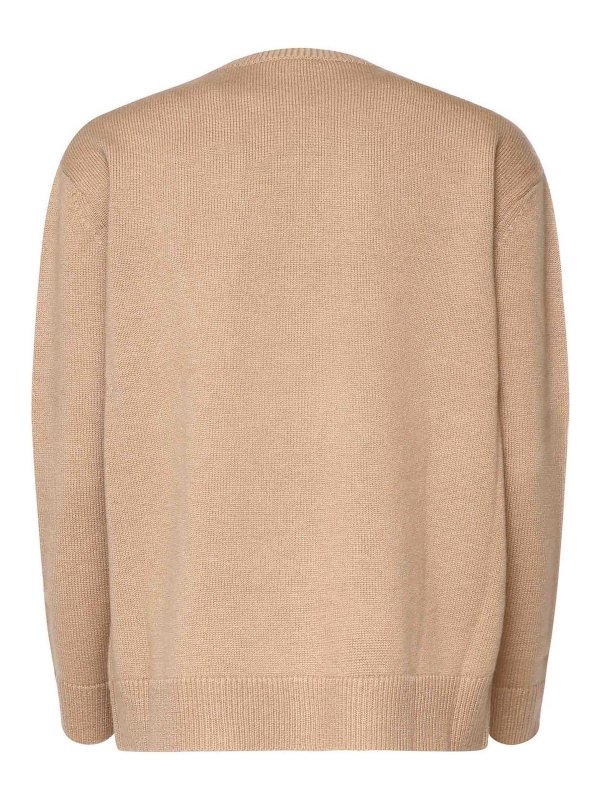 Max Mara: crew necks online - Plata Pullover