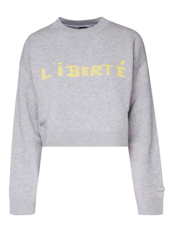 Pinko: Sweatshirts und Pullover - Sweatshirt - Grau