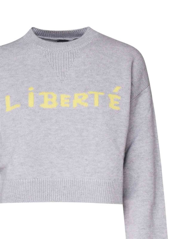 The Best Shops Pinko: Sweatshirts und Pullover - Sweatshirt - Grau