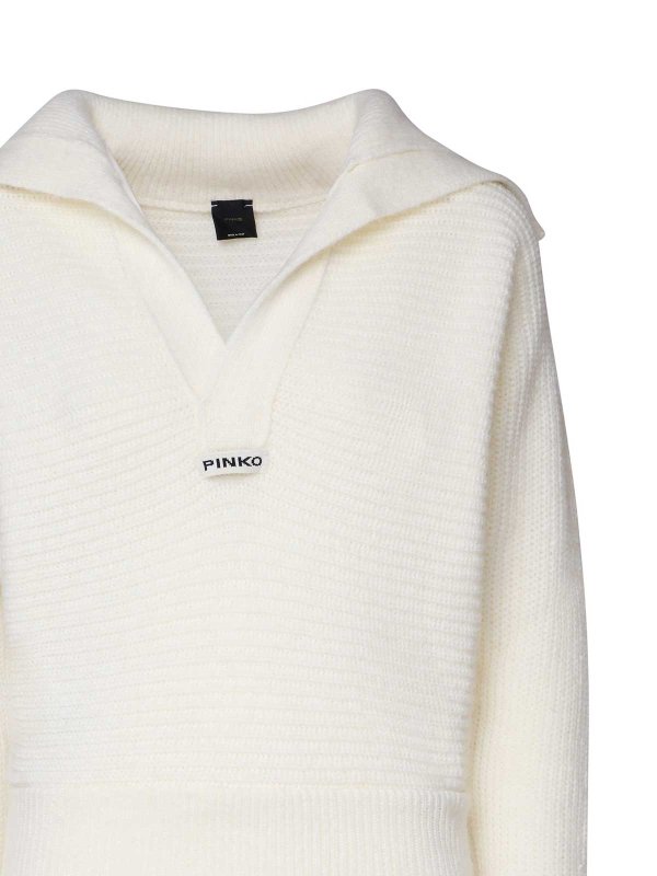 The Best Shops Pinko: クルーネック - クルーネック - 白