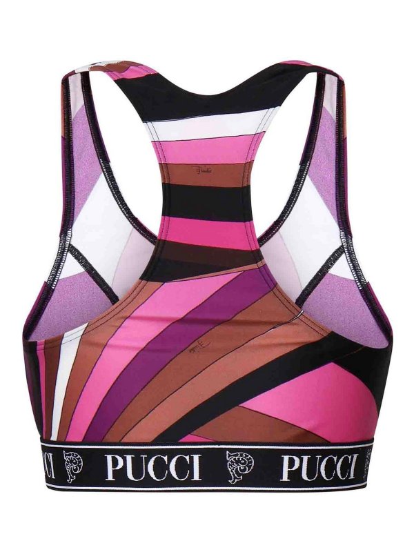 EMILIO PUCCI: Tops y camisetas sin mangas online - Top - Multicolor