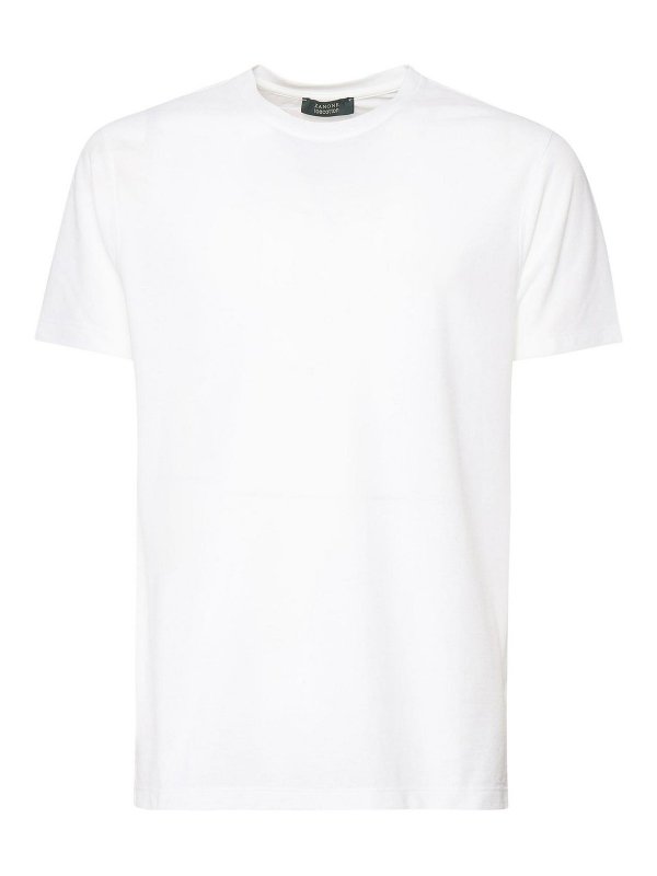 ZANONE: Pull col rond - Pull Col Rond - Blanc