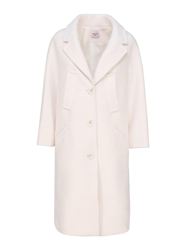 MARIUCCIA: short coats - Single-Breasted Wool Coat